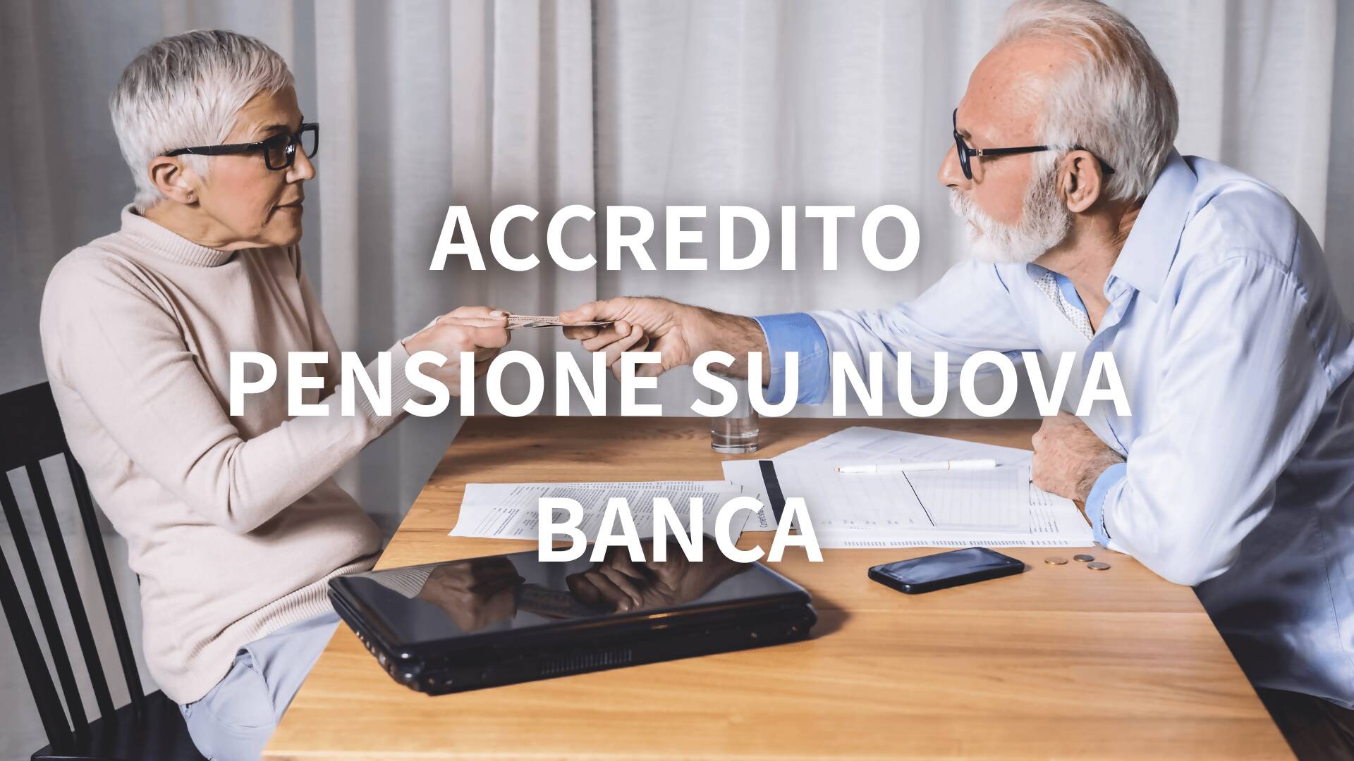 Accredito pensione italiana su nuova banca